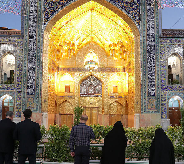 عکس ضریح امام رضا در کرونا