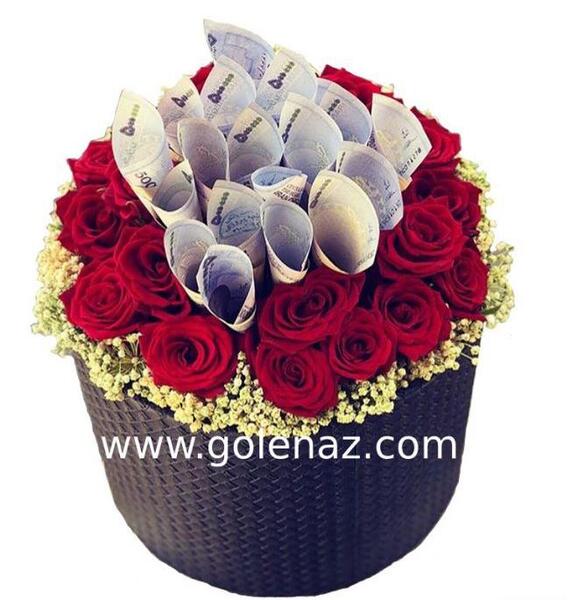 عکس دسته گل پول