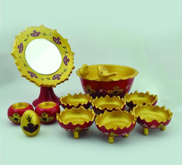 عکس سفره هفت سین جدید سفالی