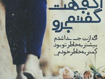 عکس عشقم گفت برو