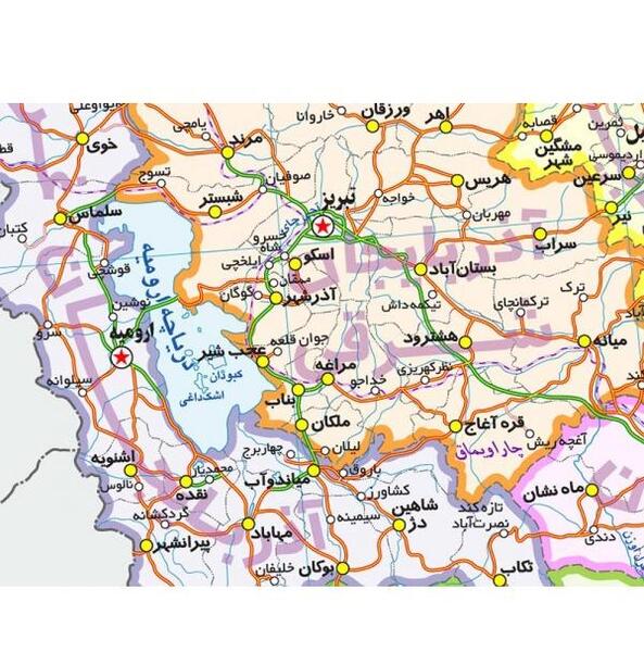 عکس نقشه ی ایران