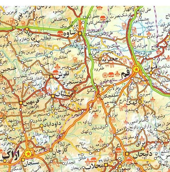 عکس نقشه ی ایران