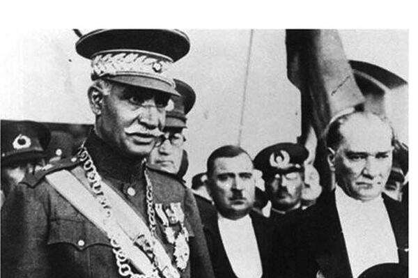 عکس رضا شاه و آتاتورک