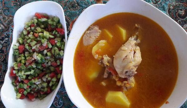 عکس آبگوشت مرغ