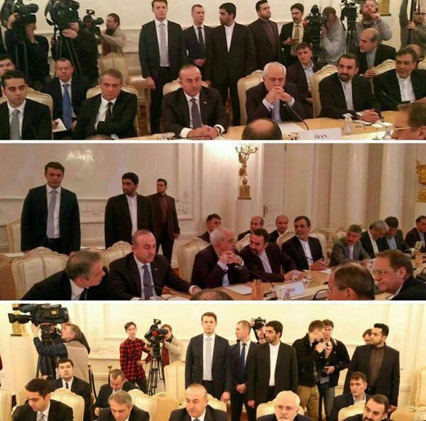 عکس ظریف در ترکیه