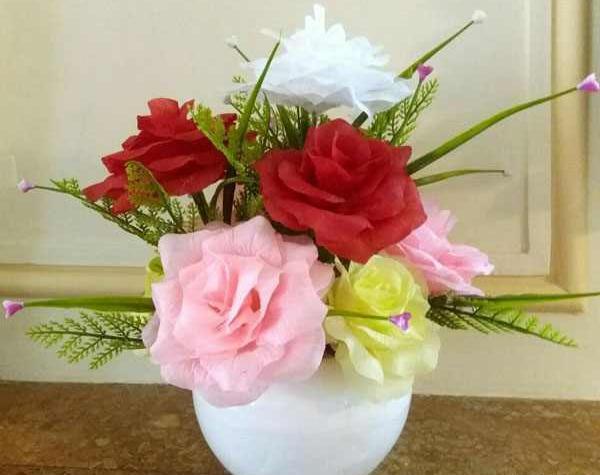 عکس دسته گل لمسی