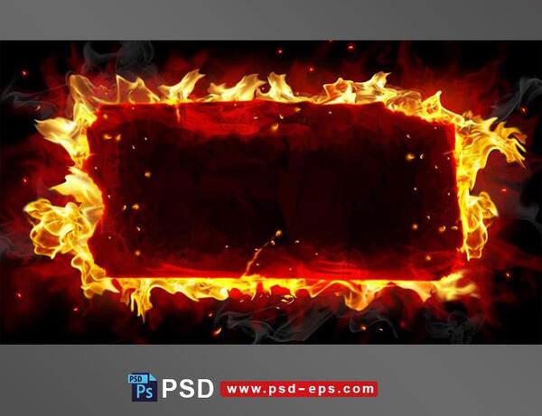 عکس قاب آتش