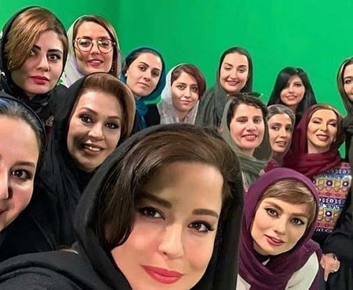 عکس با حجاب ترین بازیگر زن
