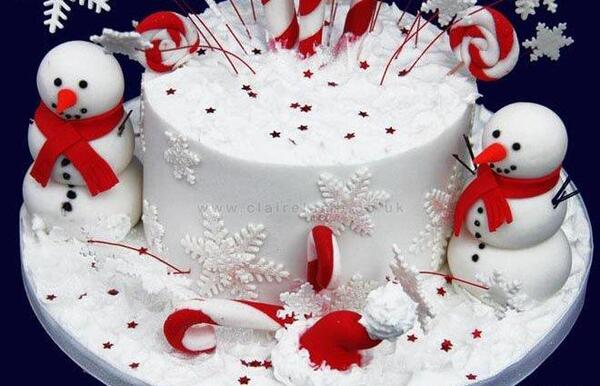 عکس آدم برفی و کریسمس