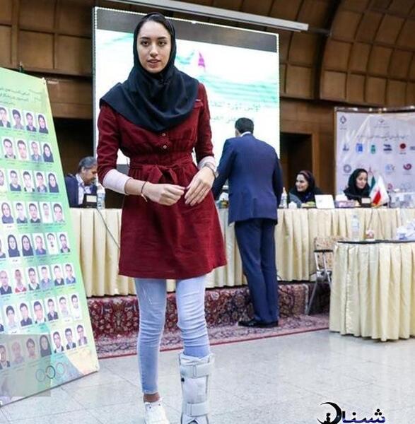 عکس با حجاب کیمیا