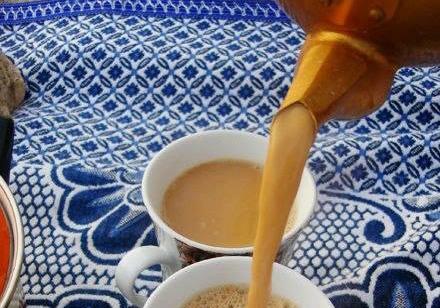 عکس چای شیری