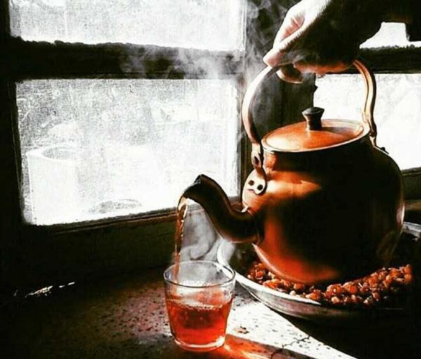 عکس چای تو استکان