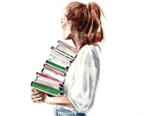 عکس دختر درس خوان با حجاب فانتزی