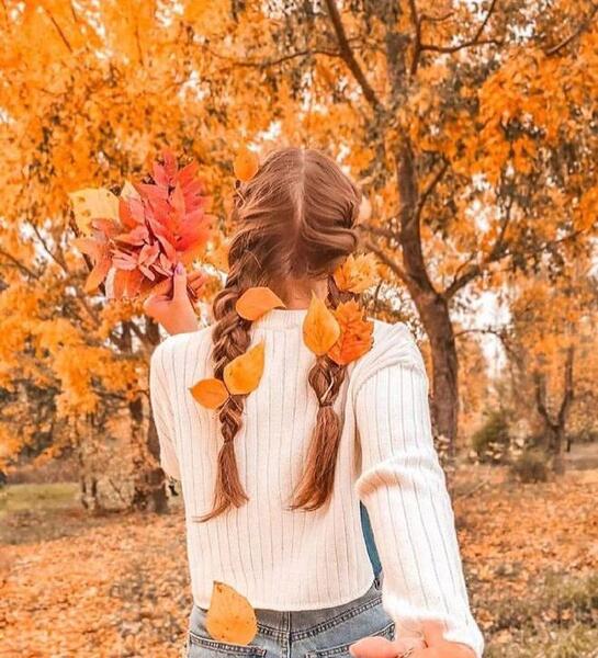 عکس دخترانه نارنجی
