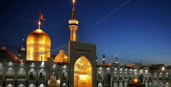 عکس حرم امام رضا شب شهادت
