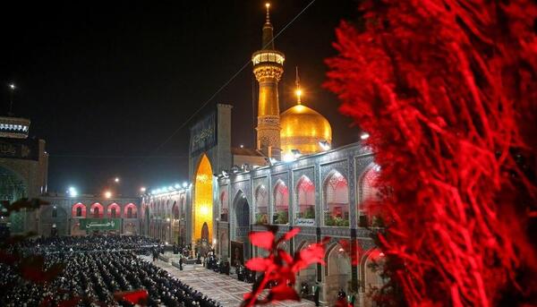 عکس حرم امام رضا شب شهادت