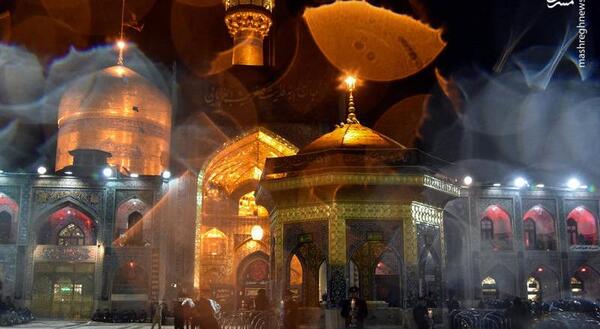 عکس حرم امام رضا شب شهادت