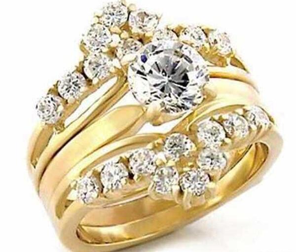 عکس حلقه ازدواج طلا زرد
