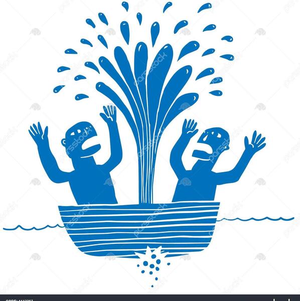 عکس طنز غرق شدن