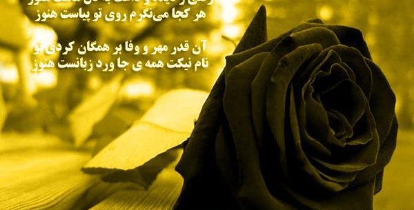 عکس تسلیت خاله جونم