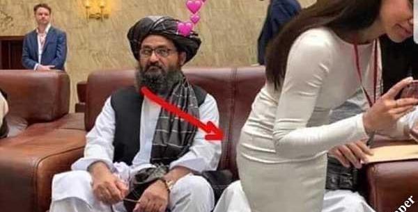 عکس بچه بازی طالبان