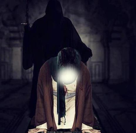عکس حضرت علی ضربت خوردن
