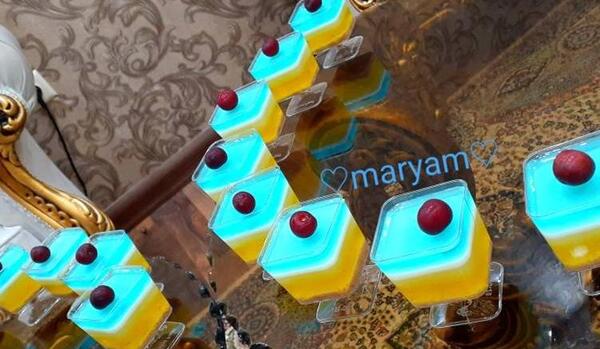 عکس تهیه ژله بستنی
