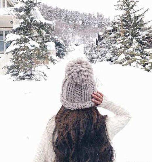 عکس دخترانه زمستانی برای پروفایل