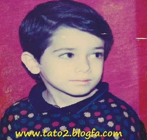 عکس بچه گی امیر تتلو
