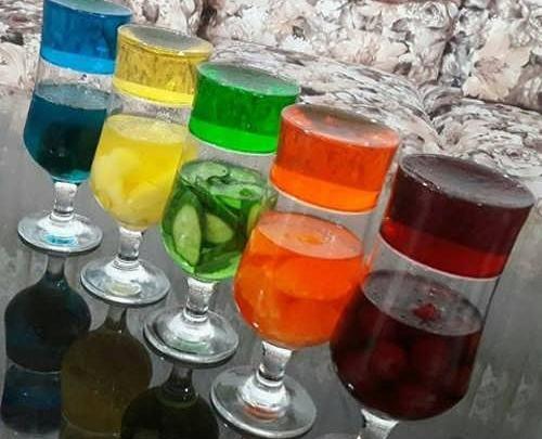 عکس ژله ساده لیوانی
