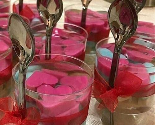 عکس ژله ساده لیوانی