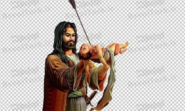 عکس لایه باز حضرت علی اصغر