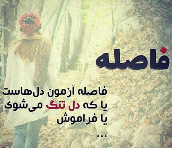 عکس نوشته دلتنگ نباش