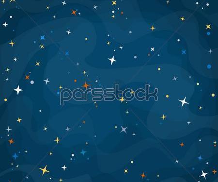 عکس شب پرستاره کارتونی