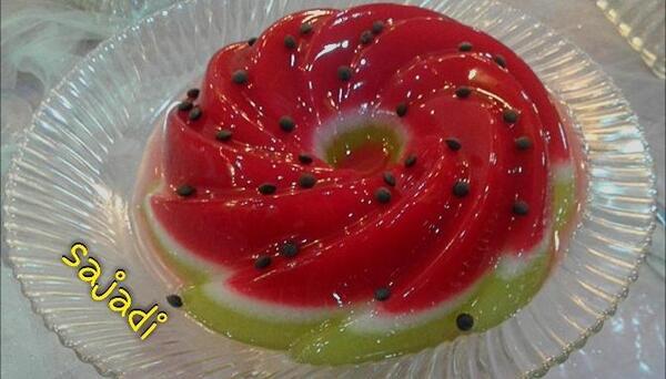 عکس ژله هندوانه