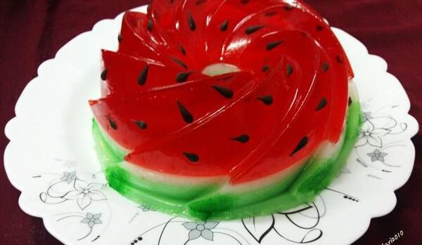 عکس ژله هندوانه