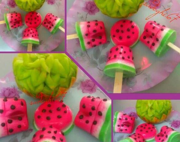 عکس ژله هندوانه