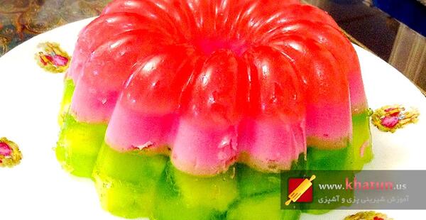 عکس ژله هندوانه