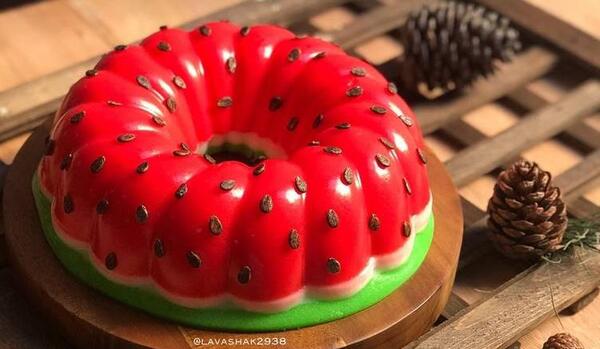 عکس ژله هندوانه