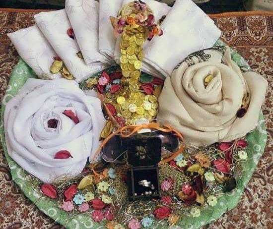 عکس تزیین سینی حلقه نامزدی