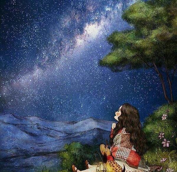 عکس زیبا از طبیعت شب
