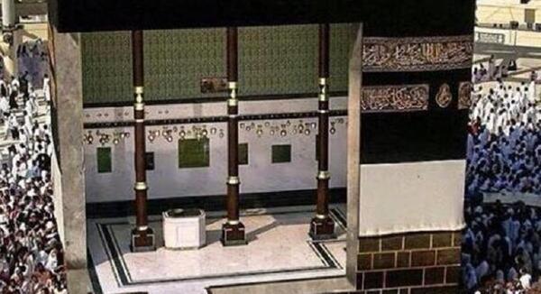 عکس داخل خانه خدا از نزدیک