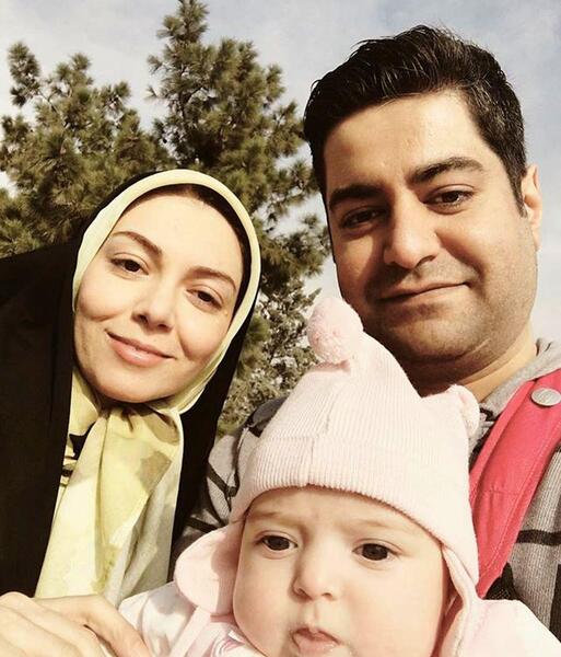 عکس آزاده نامداری با شوهرش