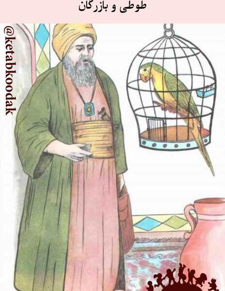 عکس طوطی و بازرگان