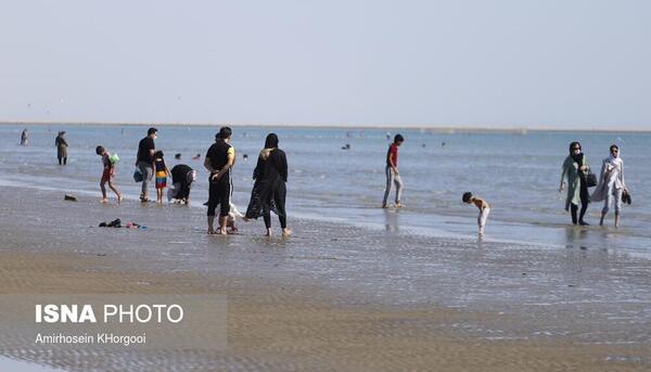 عکس لب دریا بندر عباس