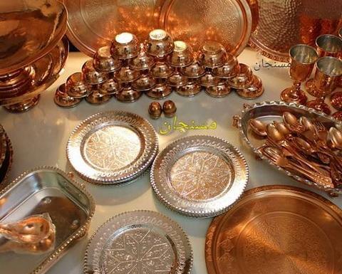 عکس با کیفیت ظروف مسی
