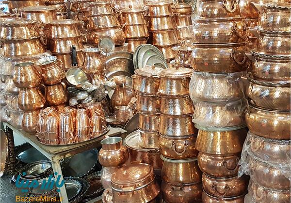 عکس با کیفیت ظروف مسی