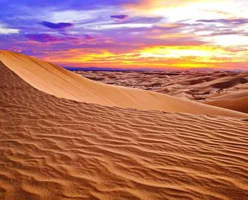 عکس طبیعت زیبای کویر