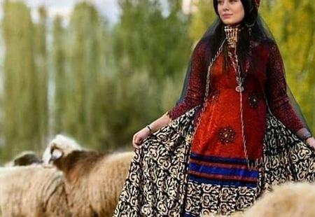 عکس زیبای دختر لر با لباس محلی