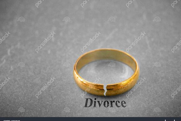 عکس حلقه ازدواج شکسته